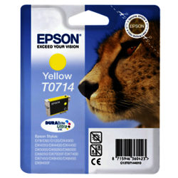 Epson Cheetah T071 Colour Inkjet Printer Cartridge Yellow
